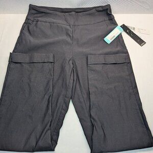 Tribal Fia Cuffed Straight Leg Trouser | Size 10 | Dark Grey | NWT